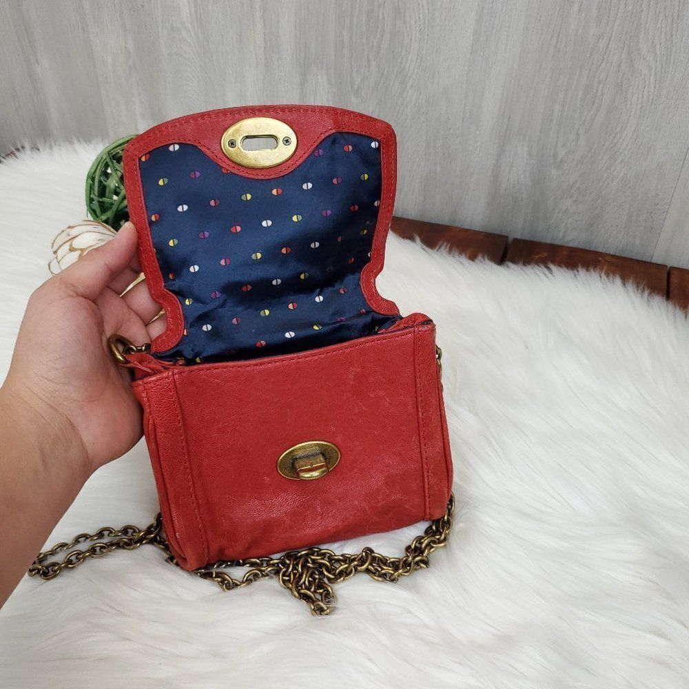 Fossil Genuine Leather Colette Mini Bag - Picture 11 of 15